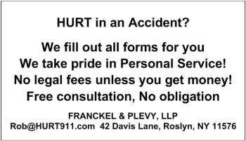 Attorney Rob Plevy's business card back