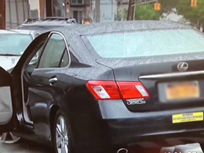 NY Accident Attorney and Founding Partner Rob Plevy's car after it was car jacked