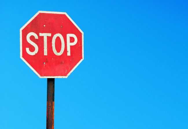 stop sign - where do I stop at a stop sign?