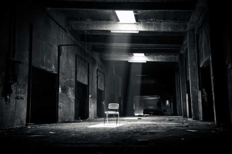 Just talking to an insurance company is like giving an insurance statement in this room looking like a dungeon